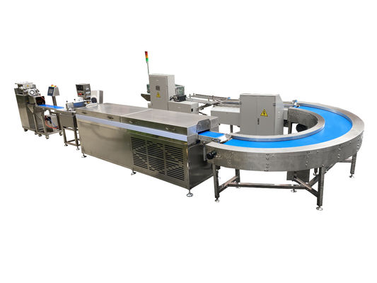 Üç katmanlı protein çubuğu üretim hattı 220V Papa Encrusting Makine Sistemi