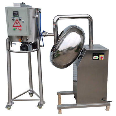 İyi bir fiyat. 220V 380V Çikolata Panning Makinesi Dakikada 32 dönüş Poliş Makinesi çevrimiçi