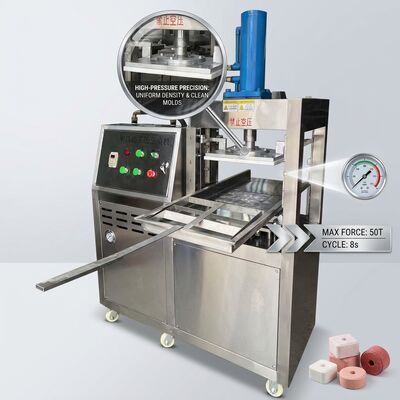 İyi bir fiyat. Hidrolik Baskı Makinesi Hayvan Mineral Tuz Yalamak Bloku Yapma Aygıtları çevrimiçi